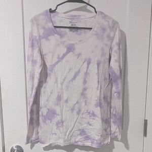 Tie-Dye Long Sleeve Top